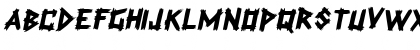 LogCabin Oblique Font
