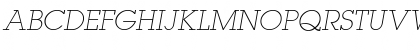 Lubalin Graph XLight Italic Font