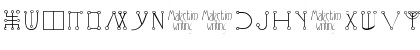 Malachim Writing Regular Font Malachim Writing Regular Font