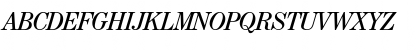 MapType Italic Font