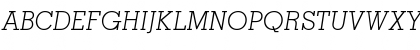 Memphis LT Light Italic Font