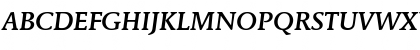 MendozaITCMediumOS RomanItalic Font