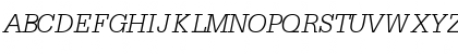 MetronLightSSK Italic Font MetronLightSSK Italic Font
