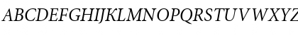 Miniature Italic Font Miniature Italic Font