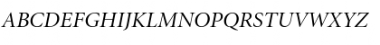 Minion LT Display Italic Font
