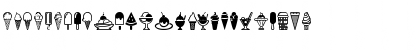 Ice Cream Icons Regular Font