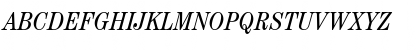 ModernCenturyCond RegularItalic Font