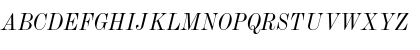 ModernMT Condensed Italic Font