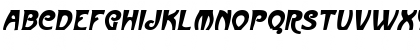 MullinsCaps Bold Italic Font