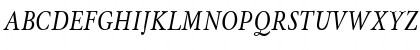 MyslNarrowC Italic Font