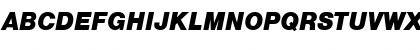 Nimbus Sans Becker DBla Italic Font