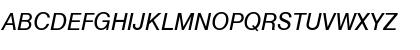 Nimbus Sans Becker D Italic Font