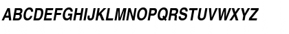 Nimbus Sans Becker LCon Bold Italic Font