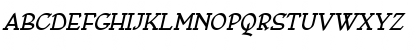 NympheBoldItalic Regular Font