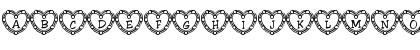 101! Heart Deco Regular Font