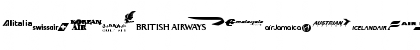 Airline Logos Past and Present Regular Font Airline Logos Past and Present Regular Font