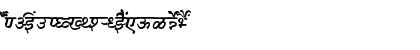 AkrutiDevBharati BoldItalic Font