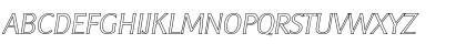 AlexanderBeckerOutline-ExLight Italic Font AlexanderBeckerOutline-ExLight Italic Font