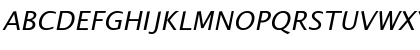 Alphabet2 Italic Font