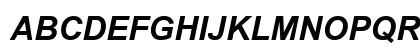 TR Arial Bold Italic