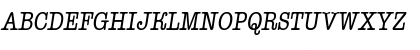 a_OldTyperNr Italic Font