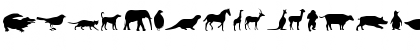 Animals Normal Font