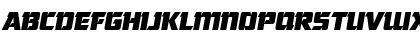 Cornered Italic Font