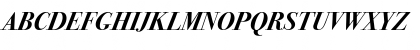 Bodoni Seventytwo ITC Bold Italic Font