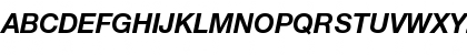 Helvetica-BoldItalic Regular Font