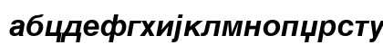VukSansBoldItalic Regular