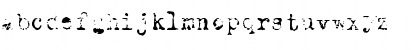 Old Typewriter Skimpy Font Old Typewriter Skimpy Font