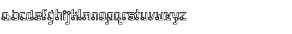 Quasidipitous Hollow Regular Font