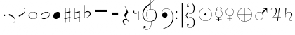 Symusic Regular Font