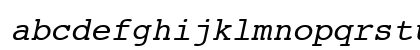CourierYU Italic