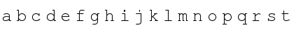 Web Hebrew Monospace Regular Font