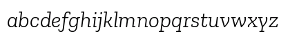 Zilla Slab Light Italic