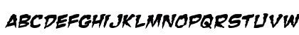 Zombie Guts Squished Italic