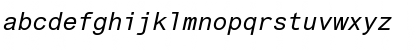 Arial Monospaced MT Italic Font