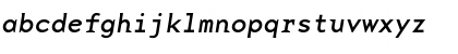 BaseMono Medium Italic Font