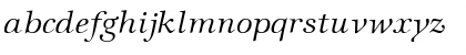Zapf International Light Italic Font