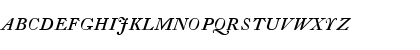 DTL Fleischmann D Caps Italic Font DTL Fleischmann D Caps Italic Font