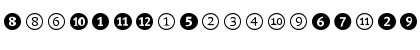 FFDingbats Number Font FFDingbats Number Font