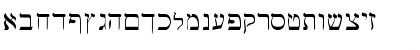 HebrewBasic Regular Font HebrewBasic Regular Font