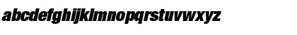 Helvetica Neue 107 Extra Black Cond Oblique Font