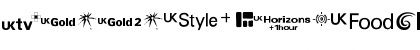UKtv Family Logos Regular Font