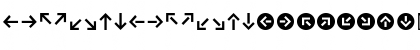 Klavika Arrows Medium Font Klavika Arrows Medium Font