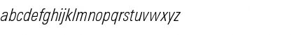 LinotypeUnivers CondLightItalic Font