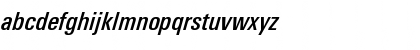 LinotypeUnivers CondMediumItalic Font