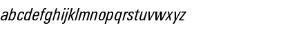 LinotypeUnivers CondRegularItalic Font