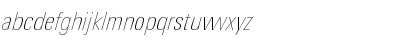 LinotypeUnivers CondUltraLightItalic Font
